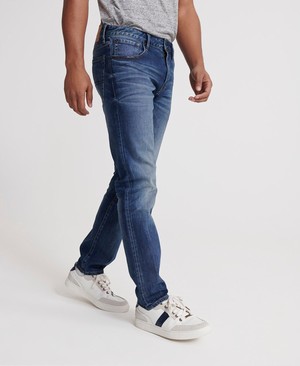 Superdry 04 Daman Straight Férfi Farmer Kék | LRICN5910